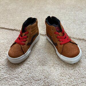 Vans Sk8 Hi Zip - Toddler Size: 5.5 Color: Glazed Ginger